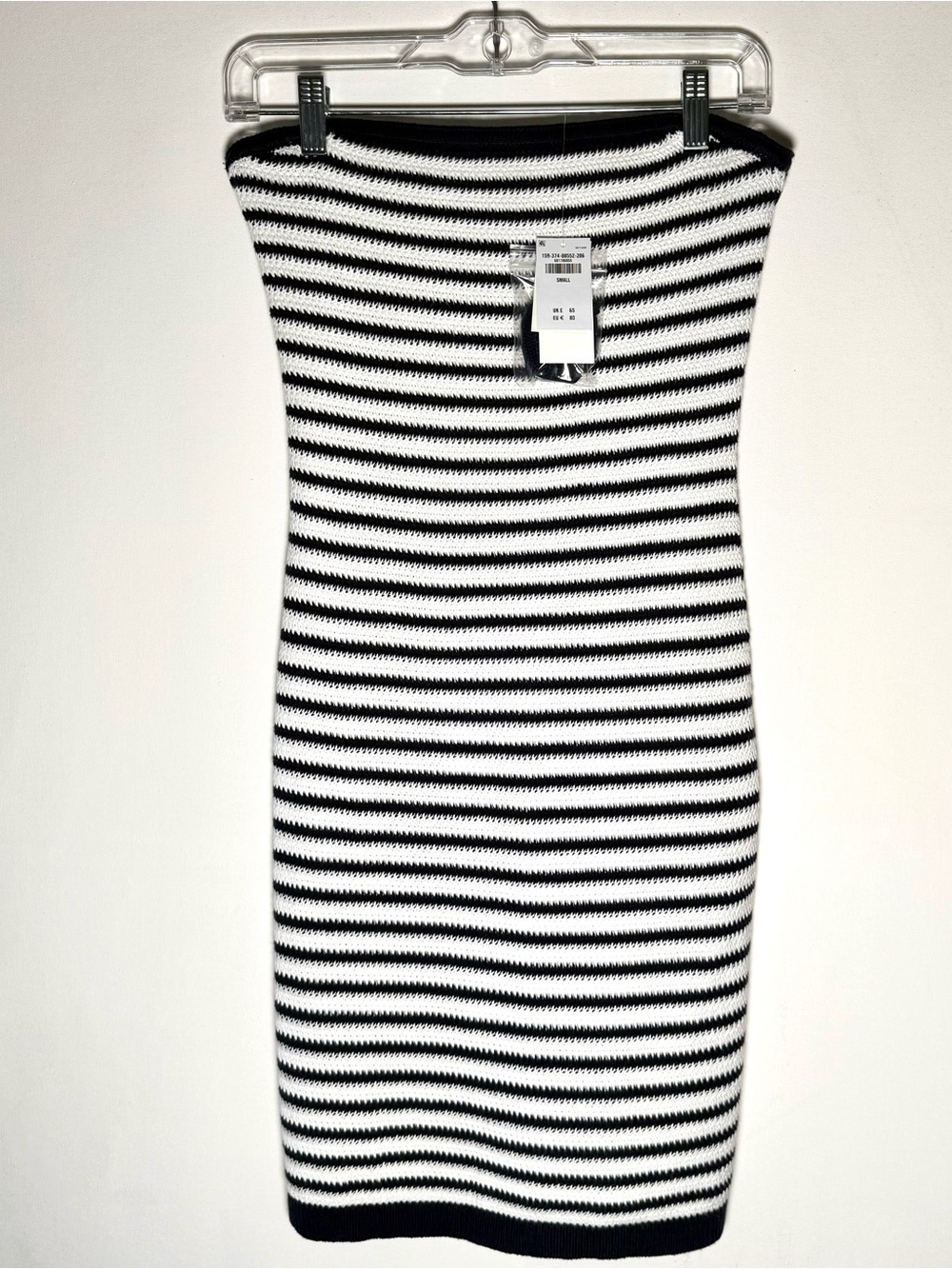 NWT Abercrombie & Fitch Striped Strapless Knit Tube Dress